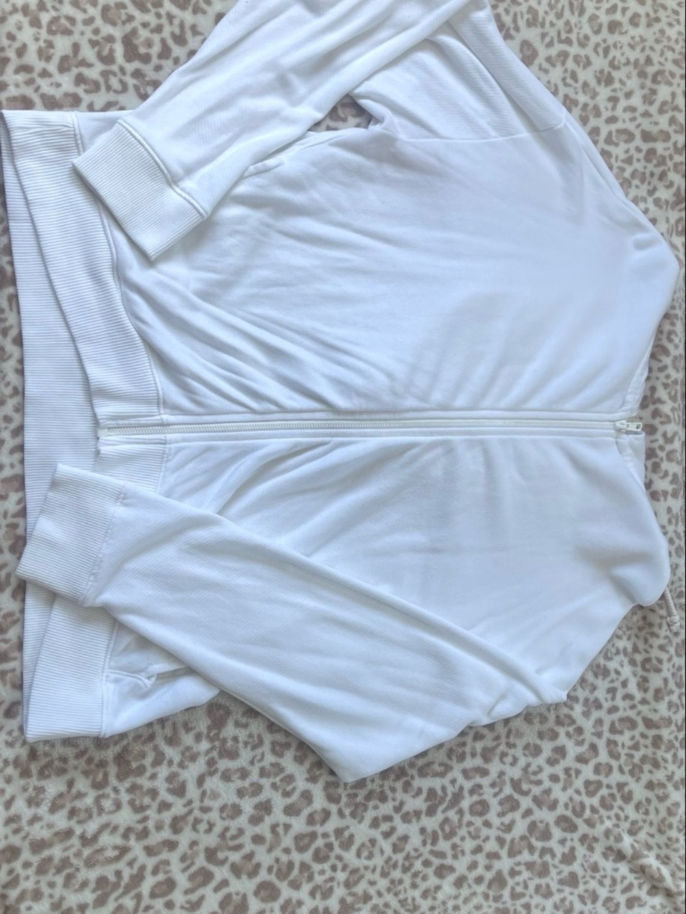 Target White Zip-Up Cardigan Sweater